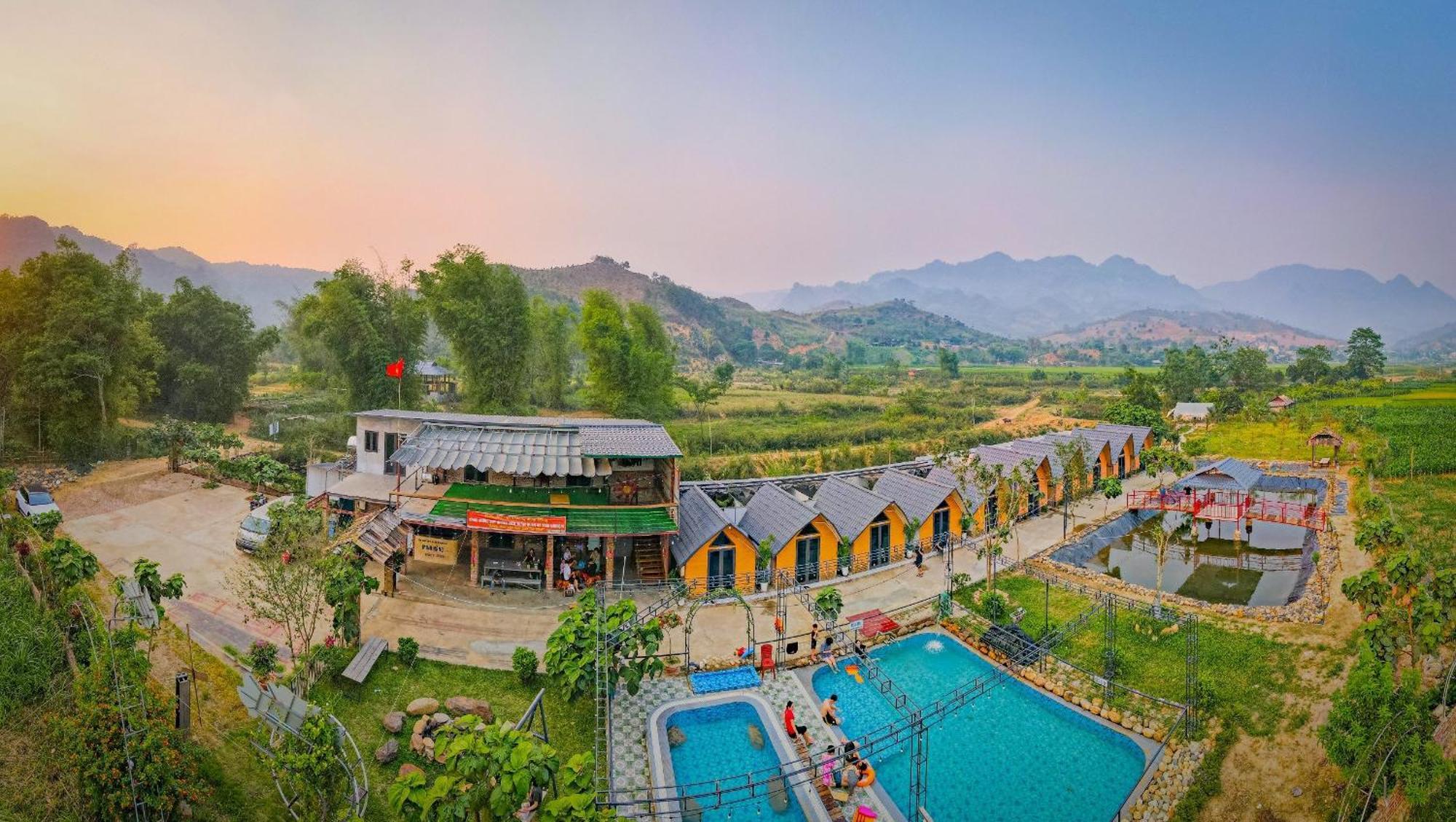 Homestay Suoi Khoang Minh Hang イエンバイ エクステリア 写真